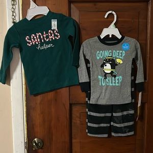 NWT 18 month pjs and top